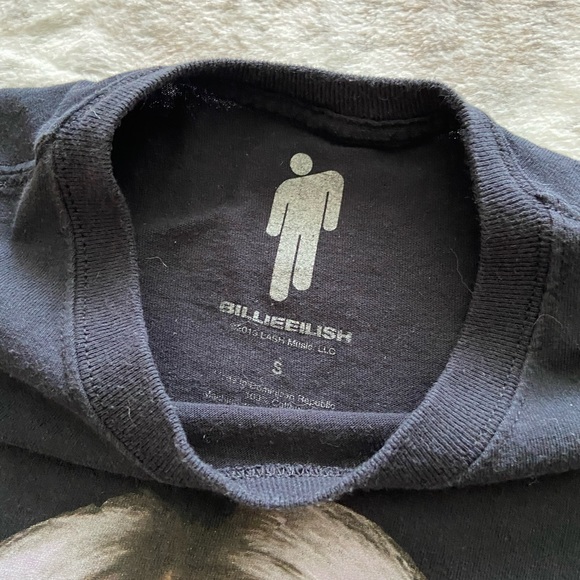 Billie Eilish lot black t-shirts all size small - Picture 6 of 7